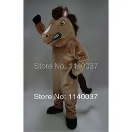 Maskottchen Brown Mustang Horse Maskottchen Kostüm benutzerdefinierte Anime Kits Maskottchen Thema Kostüm Carnival Kostüm Maskottchen Kostüme