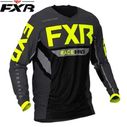 01Z2 Мужские футболки FXR Джерси Джерси MTB Offroad Motorsycle Racing Quick Dry Drycling Long Sport