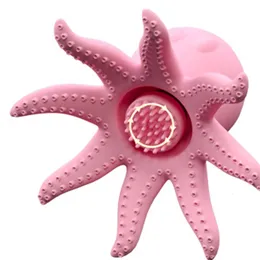 Cute Octopus Usction Cup Vibrator Vicino per adulti Sex Toy Female G-Spot Nipple Clitoris Stimolazione Accessori per masturbazione 240516 240516