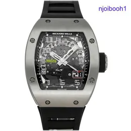 RM Pilot Armband Uhr RM029 Big Date Automatic 48mm Titanium Mens Watch RM029 Automatische mechanische mechanische Tourbillon -Bewegung Chronographen Uhr