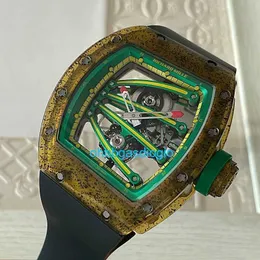 Роскошные часы Richamills Chronograph Mills RM59-01 Monkey Peach Tourbillon Limited Edition Men's Leisure Sports Watch OHML
