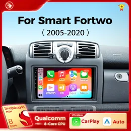 CAR DVD Radio Android 13 dla Mercedes Benz Smart Fortwo 451 453 2005-2020 bezprzewodowe Carplay Android Auto Multimedia Player