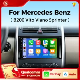 Radio DVD CAR per Mercedes Benz B200 W169 W245 Viano Vito W639 Sprinter W906 Wireless Carplay Android Auto Multimedia Player