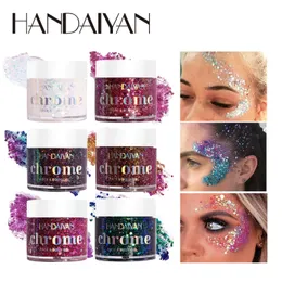 Han Daiyan Chandaiyan Chameleon Glitter Lidschatten Gel Gesicht Body Night Club Bühne Make -up Splash 240521