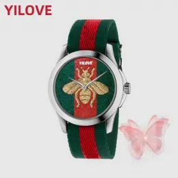 Moda słynna marka unisex zegarek pszczoła węża tygrysa kwarc importowany zegar nylonowy pasek sportowy klasyczny wodoodporny gl 171T