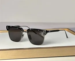 アンティークシルバースクエアサングラスFiraz Men Summer DesignerSunglasses Glasses Sunnies Lunettes de Soleil UV400アイウェア