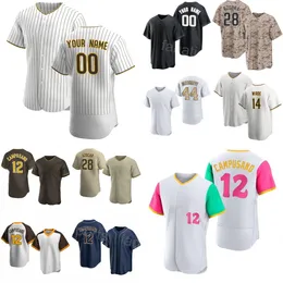 City Connect 2024 Baseball 28 Jose Azocar Jersey 14 Tyler Wade 12 Luis Campusano 3 Jackson Merrill 44 Joe Musgrove 34 Michael King Uniform Custom Number jiaoshi