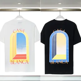 Casablancas Men T Roomts Дизайнерская футболка Casablanc Tshirt Fashion Men Casual футболки Man Street футболки теннисный клуб Casa Blanca Шорты рукав роскошные рубашка размер xxxl