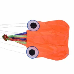 연 액세서리 4m 13 피트 길이의 큰 부드러운 재미있는 만화 물고기 옥토퍼스 연 접이식 풍선 연장을위한 팽창 식 연