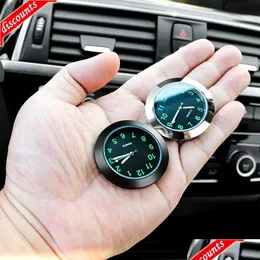 Inne akcesoria wewnętrzne Nowe zegar samochodowy Lumainous Ornament dla Benz AMG A B C E S R G Klasa GLK GLC GLB GLB CLS CLA DROP DOBRYWA OTMOX