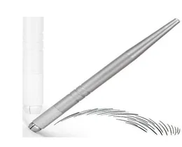 Ganz 300 PCS Silber Professional Permanent Make -up Stift 3D Stickerei Make -up Manual Pen Tattoo Eyebrow Microblade 2628582