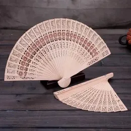Fan di sandalo cinese personalizzati fan profumati di legno ventilato artigianato in legno ventilatori per la mano pieghevoli per il regalo di compleanno decorazioni per la casa zzz