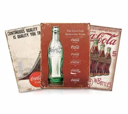 Painting Cola Vintage Tin Signs Letreros Metal Plaque Man Cave Bar Wall Decor 20X30cm Ontime delivery5499848