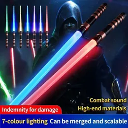 LED Toys Reikirc 75 cm RGB Lichtschwert 7-Farben/1-Farben-Lichtschwert für 3+Kinderlaserschwertspielzeug-Party Glow Lightaber geeignet