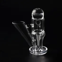 High-quality beveled Edge Full Weld Vortex Slider Terp Slurper Quartz Banger With 20mm Glass Cap And 6mm Quartz Terp Pearls for Smoking Bong Rigs Water Pipes