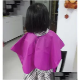 Фартуки детские детские фартуки салон водонепроницаемые волосы стрижка парикмахерские парикмахеры платье на платье на мысе детские волосы на мысах высшее качество доставки dhtwn