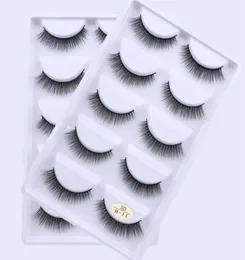 5pair crisscross falsealelashes faux lashes voluminous natural falsealash extension mink lashes makeup apper lashes H118747295