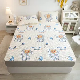 Hohldrucke Latexbettwäsche zum Kühlen von Sommerschlafbetten mit elastischer Polsterung bequemer und kühles Bettblätter 240508