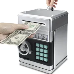 Regalo per bambini Electronic Password Money Box Coins Cash Saving Money Box Counter Codice Lock Bank Mini Safe 240522
