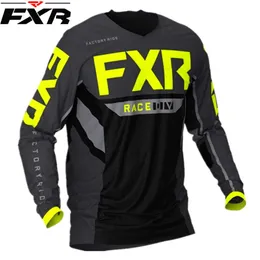 Мужские футболки fxr Джерси Джерси MTB Offroad Motorcle Motocross Racing Quick Dry Cycling Long Sports Factor