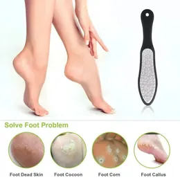 Stainless steel double Side Foot Files Hard Skin Feet Pedicure Rasp Scrubber foot file callus remover Grinding Foot Skin Care