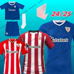 24 25 Jerseys de futebol do clube de bilbao 2024 Aduriz Guruzeta Williams Muniain Paredes Berenguer I.Martinez Unai Simon O. Sancet Football Men and Kids Sirt 2xl