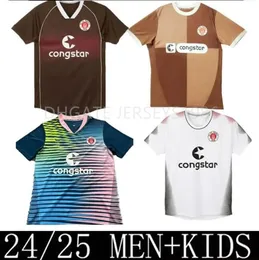 24 25 St Pauli Futbol Forması Becker 20 Irvine 7 Kyereh 17 Hartel 30 Smith 8 Pafarada 23 Medic 18 2024 2025 Evde Jersey Futbol Gömlek Erkekler