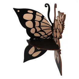 Kerzenhalter Butterfly Ledge Ledge Wandmontierte schwimmende Regal-Lagerregale für Eckschrank Display hängen