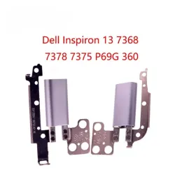 Substituição Direita + Kit de dobradiças LCD esquerdo para Dell Inspiron 13 7368 7378 7375 P69G 360 graus Tela da tela da tela