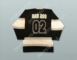 Custom Kid Rock 02 Bad Ass Black Hockey Jersey Top Top сшита S-M-L-XL-XXL-3XL-4XL-5XL-6XL