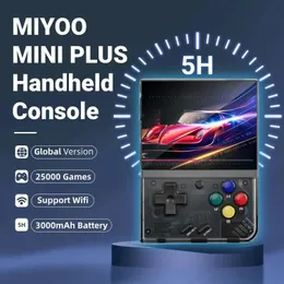Miyoo Mini Plus tragbarer Retro -Handheld -Spielkonsole V2 IPS Bildschirm Klassiker Video Linux System Childrens Geschenk 240510