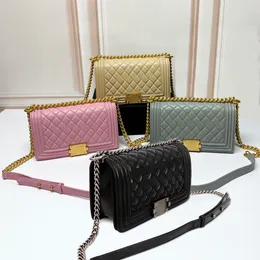 حقيبة مصممة للنساء الفاخرة رفرف الكتف حقيبة 10A جودة Lozenge Plaid Presh Fashion Women Women Crossbody Bag Caviar Caviar Bag Bage Corean Mini Bace