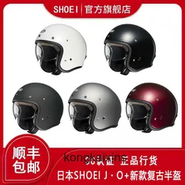 SHOEI high end Motorcycle helmet for Japanese SHOEI Vespa Triumph Honda Motorcycle Summer Pedal 3 4 Half Helmet 1:1 original quality and logo