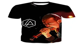 THEL THLE RECEMENTO MODAGEM WOMENSMENS Linkin Park Chester Bennington Funny 3D Imprimir tshirts casuais ZL0952468885