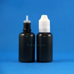 30 ml 100 PCs/Los LDPE schwarz doppelte Proof Plastik -Tropfenflasche mit Dieb sichere Kindersicherheitskappe für e Cig Jxuil Sxlci