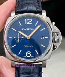 Fashion Luxury Penarrei Watch Designer 42mm Lumino Dur Titanium MENS MECCANICA ORGHIO SRUJHSR