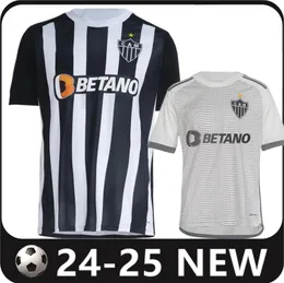 24 25 Atletico Mineiro Home Soccer Trikots 2024 Vargas M.Zaracho Sasha Elias 113 Special Edition Shirt Away White Keno Marquinhos Guga 3. Fußballuniform