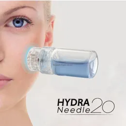 Acessórios Peças Hydra agulha 20 aqua micro canal mesoterapia agulha de ouro Sistema de toque fino derma carim
