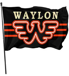 Waylonjennings Fashion Custom Outdoor Custom Flag 3x5ft Digital Printing pendurado voador nacional All Country 4495422