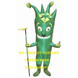 Zielony phlegm Mascot Costume Rozmiar dla dorosłych kreskówki płuca.