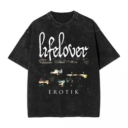 Summer LifeLover Erotik Lavado camiseta Streetwear Hip Hop Camiseta de camiseta Cool
