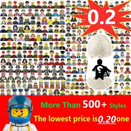 Minifig Toys Small Particle Building Block Toys Phantom Ninja Doll Chicken Eating Police Style Par Wedding Presents