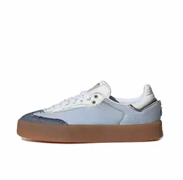 Designer Shoes Atmos Denim material Wales Bonner Men Women Classic blue thick bottom Collegiate Vintage Trainer Non-Slip Outsole Sneakers size 36-45