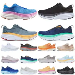 Spedizione gratuita H One Running Scarpe Clifton 9 8 X2 Cloud Blue Summer Cylamen Uomini da donna Sneaker sportivi per esterni 36-46