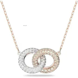 Swarovskis Ожерелье высокого качества 24SS Fashion Luxury Gift Swarovski Gem Crystal Серьги и ювелирные украшения для колье Стоун 563