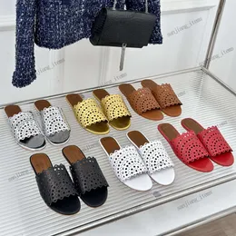 Yeni kristal süslenmiş örgü bale daireleri sandal tasarımcı ayakkabıları kadın balıklar rhinstone mary jane stud balerin lazer kesim düz katır içi boş slaytlar toka tokası