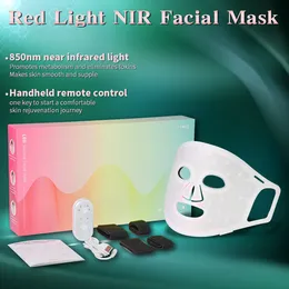 FDA одобренная оптовая красота силиконовая маска для лица, синяя красная светотерапия для терапии для морщин с морски