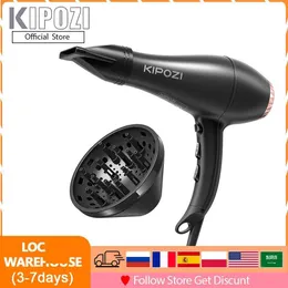 Сморт для волос Kipozi KP9908HAIR DRYER Electric Hair Dricher Salon Dricher Care для быстрого высыхания с аксессуарами легкий и низкий шум Q240522