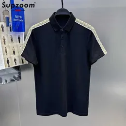 メンズTシャツSupzoom 2023 New Arrivic Brand Clothing Top Fashion Short Castiral Summer Leisure Cotton Polo T Shirt Men J240522Fhge