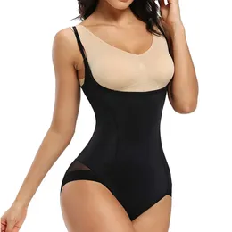 Bodysuit Shapewear Mulheres Treinador Corporal Mulador Bainha Slimming Bainha Roupa íntima Girdles colombianos Para reduzir o abdômen e a cintura 240515